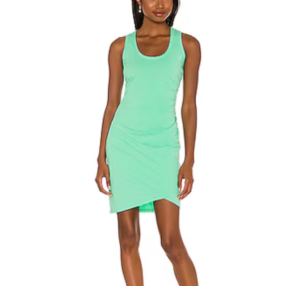 Revolve BOBISupreme Jersey Mini Dress in Cactus
